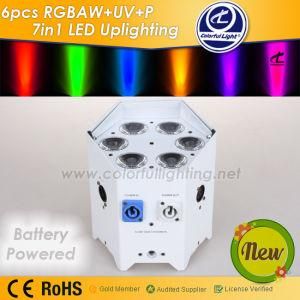 Unique 6 18watts Rgbaw+UV 6in1 LED Uplight