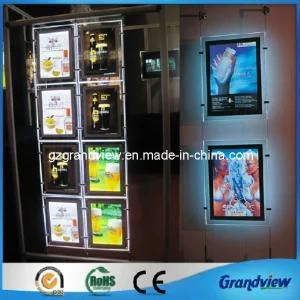 Hanging LED Poster Frames (crystal light box)