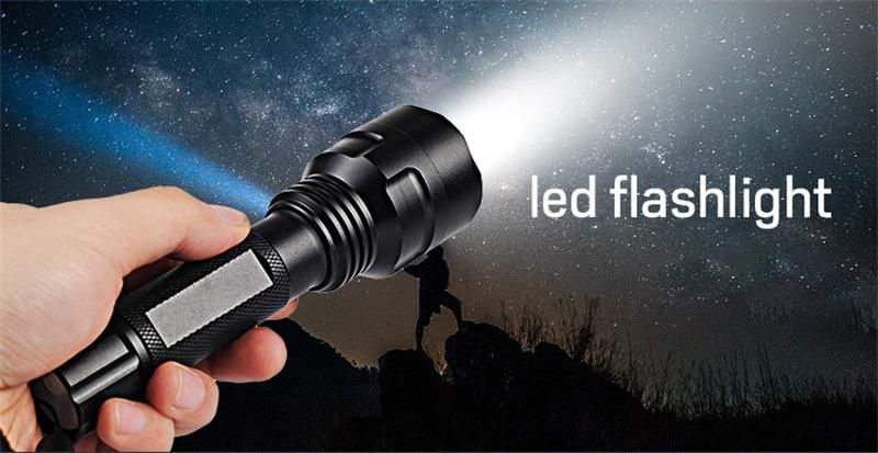 Rechargeable Battery Yunzhe Color Box /OEM Flashlight Torch Light