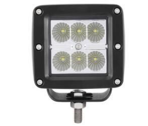 18W 3 Inch Work Light High Power Ultra High Brightness Jeep Wrangler off-Road Vehicle a Pillar Light LED Fog Light Spotlight Backlight