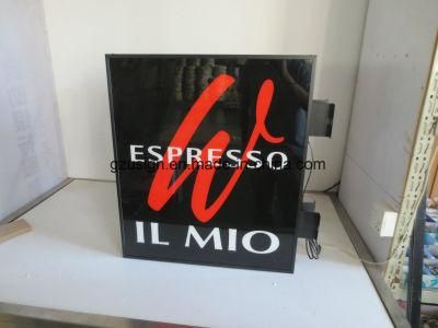 Coffee Shop Outdoor Advertising 3D Light Box Sign