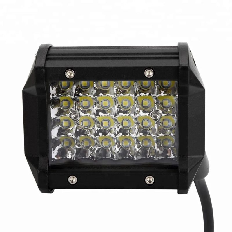 Waterproof 4inch 72W 144W 4 Row LED Work Light for off-Road Truck Jeep ATV SUV Boat