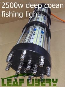 2500W LED Squid Fishing Light, LED Underwater Fishing Lure Light 220V High Voltage