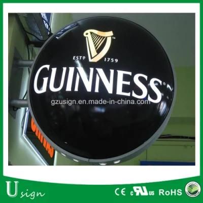 External Advertising LED Light Board Light Box Signs for Bar