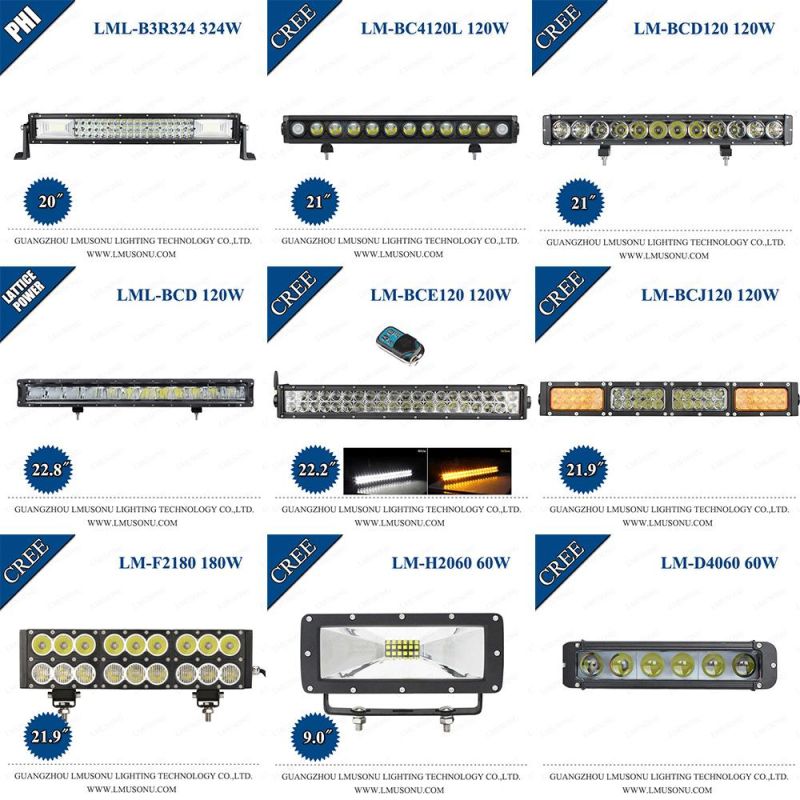 Lmusonu 15W 30W 50W 60W 70W 80W 90W CREE Truck LED Trailer Light for Car Auto