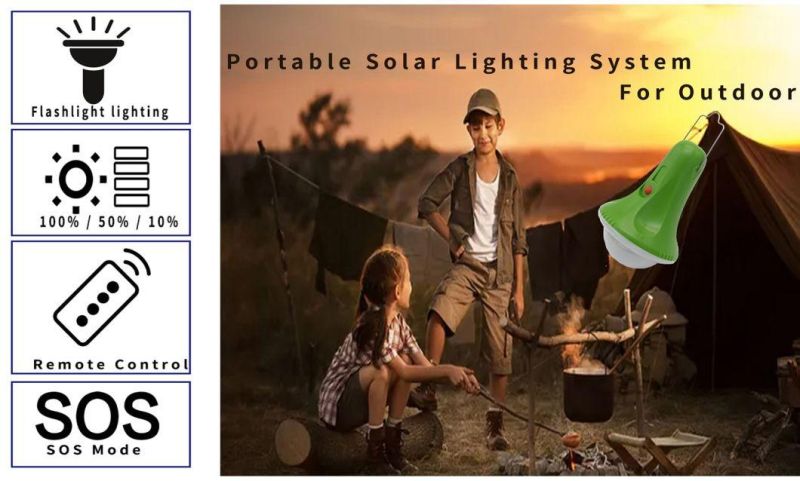 Built in 4 5200mAh Lithium Batteries, Newly Developed New Energy Camping Household Emergency Lighting