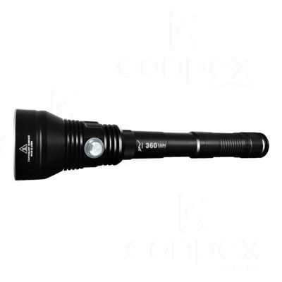 Conpex Rechargeable Torch LED Lights Self Defense Emergency Alloy Long Range Distance LED Flashlights