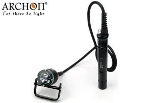 Newest Aluminum Over 3000 Lumens Rechargeable LED Diving Flashlight