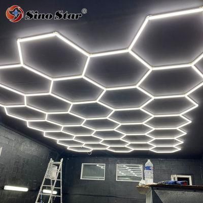 High Performance Car Inspection Light Hot Sale in Italy Car Care Detailing 12 Watt LED Hexagonal Wall Light