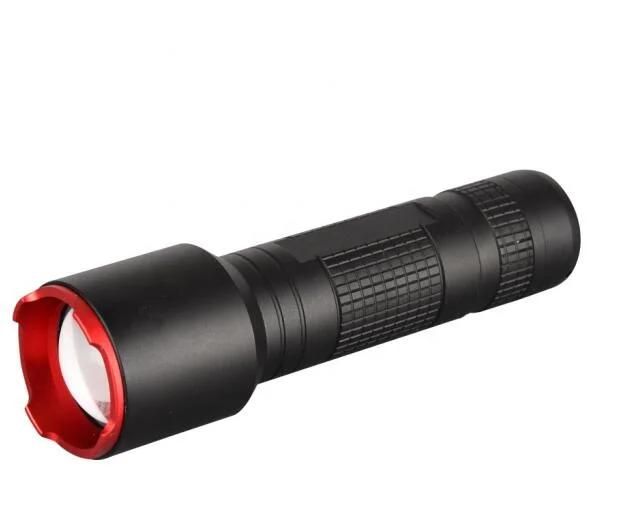 Aluminum Zoomable Focus Beam Flashlight