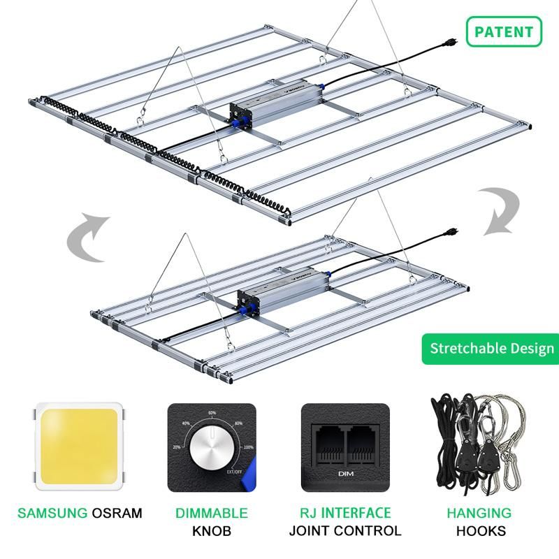 Hydroponic Vertical Farming Commercial 800W LED Grow Lights