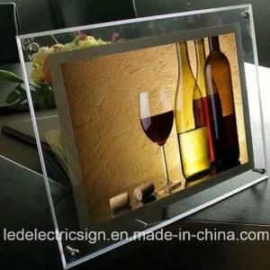 LED Crystal Frame Magic Mirror