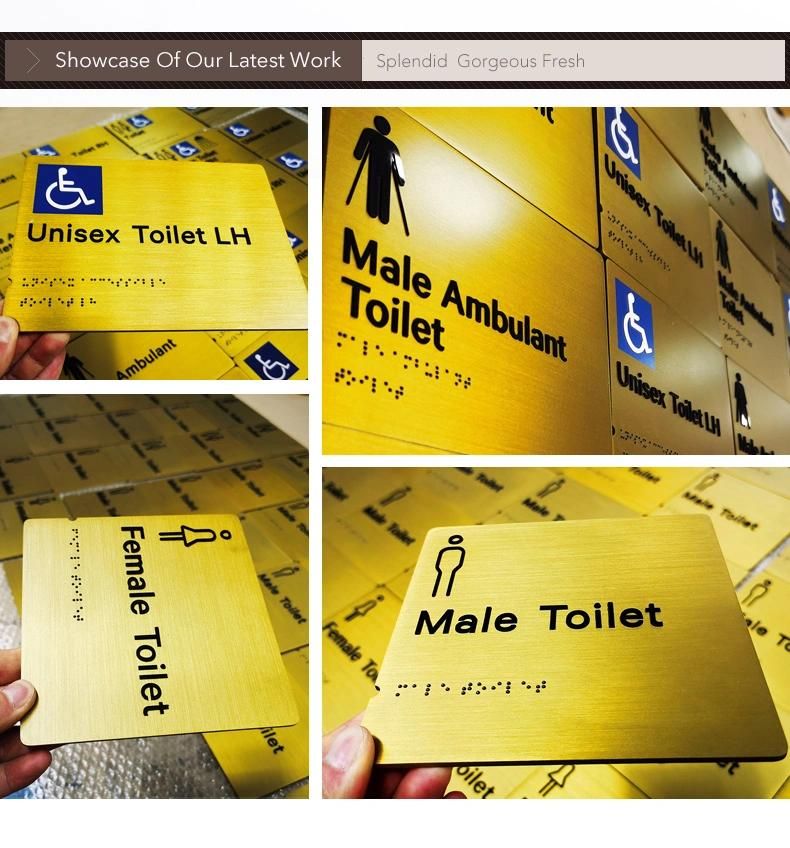 Customized Stainless Steel Suspend Cashier Signs Payment Signage for Shipping Mall