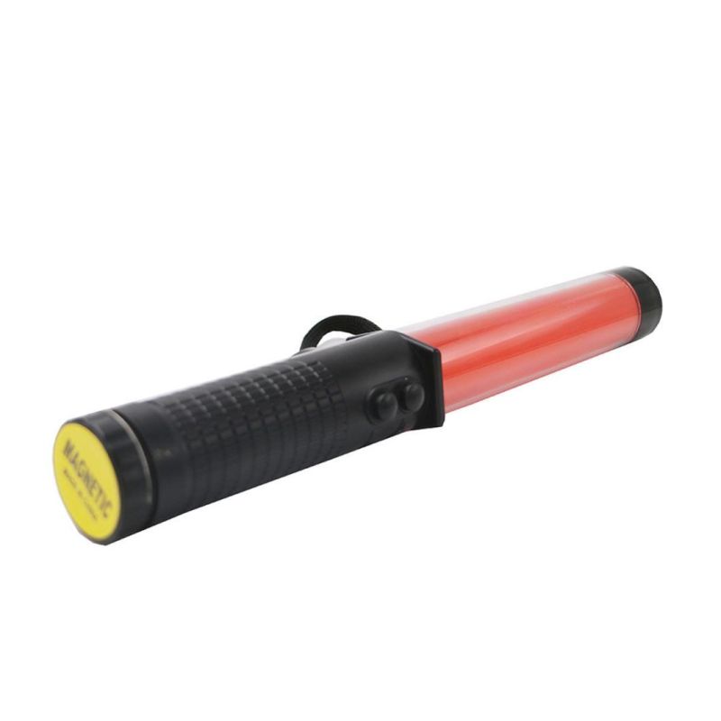 Equipment Lamp Batteries Red Light LED Flashlight Traffic Safety Flashlight Powerful LED Wyz19132