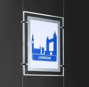 Advertising LED Sign/Light Box Wall Mounted Display for Indoor