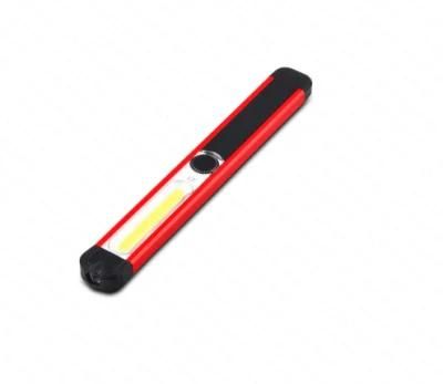 Multifuction COB Red Warning LED Torch with Magnets