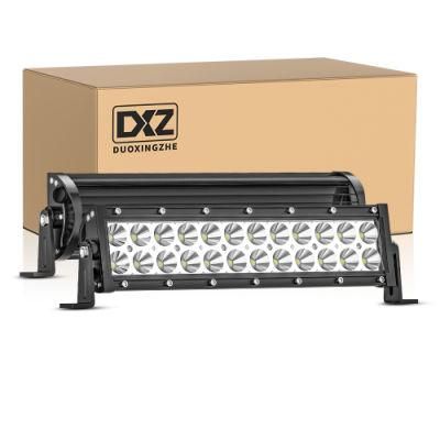 Dxz Best Quality Aurora 72W 24LED 12V 24V Double Row off Road 4X4 Car Roof LED Light Bar for Trucks