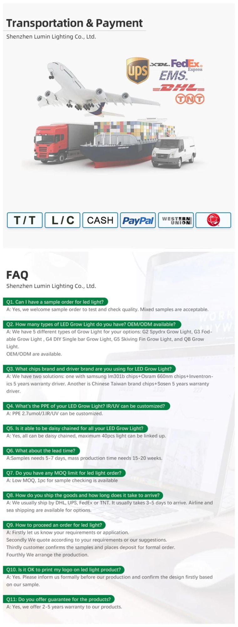 Stock in Us 5year Warranty New Design Lm301h/301b 8 Bar 640W Full Spectrum HPS LED Grow Light