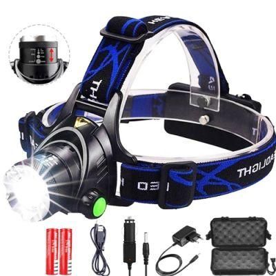 1200lumens LED Headlamp L2/T6 Zoomable 18650 Battery Rechargeable LED Headlamp