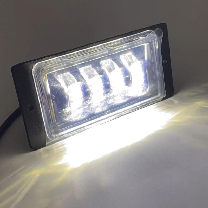 Super Bright 50W Waterproof 4X6 Inch Square Offroad Work LED Fog Light Work for Jeep Truck