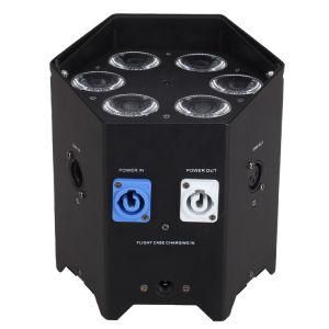 6X18W 6in1 LED PAR Can Light with Battery and Wireless