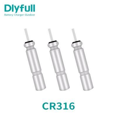 Dlyfull Cr316 3V Pin Type Battery for Fishing Float Battery