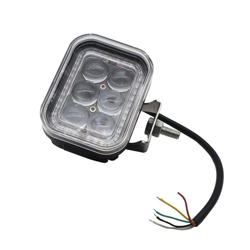 Offroad UTV ATV SUV Car Accessories Lens Fog Lights 18W LED Driving Light 4inch LED Work Light