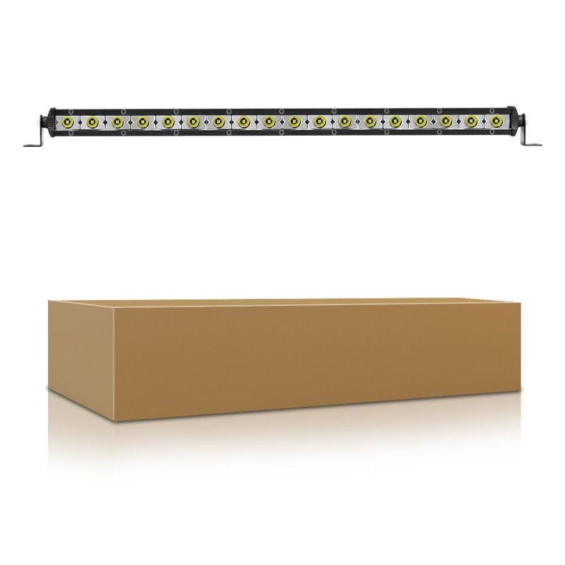 Dxz LED Bar Light Slim Straight Super Bright Single Row Barr LED 4X4 Reflector 20inch 18LED 54W 3030 LED