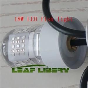 12V 18W LED Green Underwater Submersible Night Fishing Light Crappie Shad Squid Boat