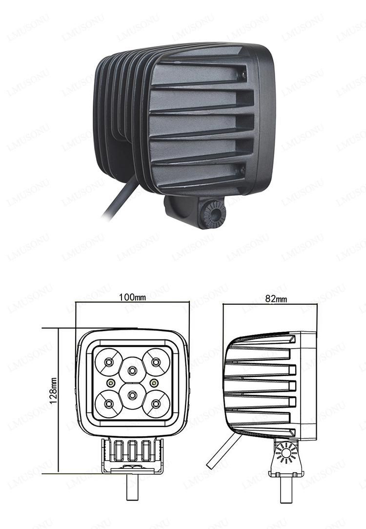 4" CREE Offroad Driving Light SUV Car Work Light LED 60W