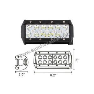 7 Inch CE EMC IP67 12*3W 2 Row Offroad CREE LED Work Light Bar (SM12208-36W)