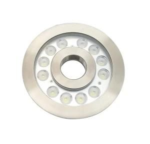 IP68 DC24V Outdoor Swimming Pool Waterproof RGB LED Circle Ring Underwater Fountain Light