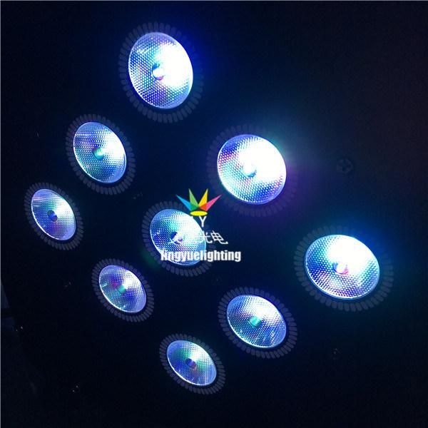 9PCS Mini Single LED Lights Battery Powered LED PAR Can