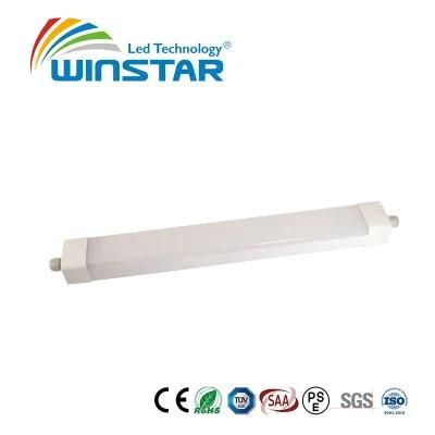 New! IP65 Waterproof LED Tri-Proof Light Linear Fixture, Parking, Garage, Warehouse, Factory Lighting