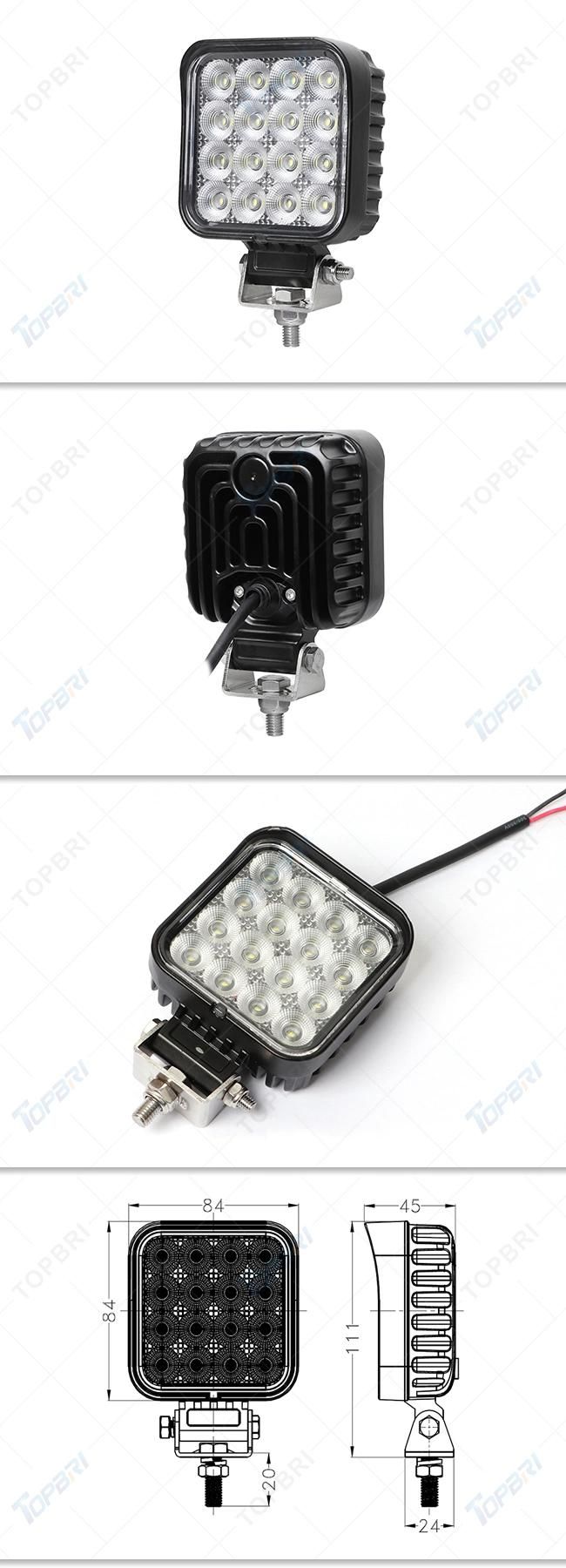 Automotive 12V Mini 48W Flood LED Work Lamps for John Deere Heavy Duty