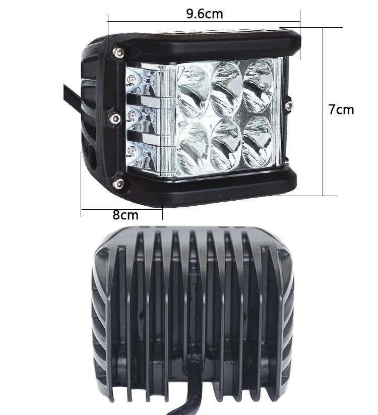 4inch 60W LED Pods Driving Fog Offroad LED Work Light Truck SUV Jeep Styling Side Shooter Light