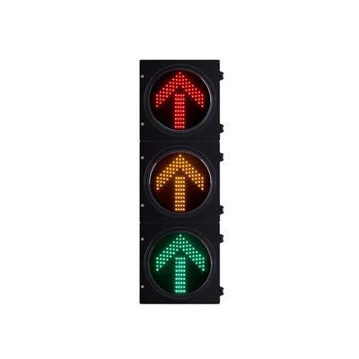 China Single Light Degree Pedestrian Crossing 300mm 24V 3 Colors Traffic Indicator Lights