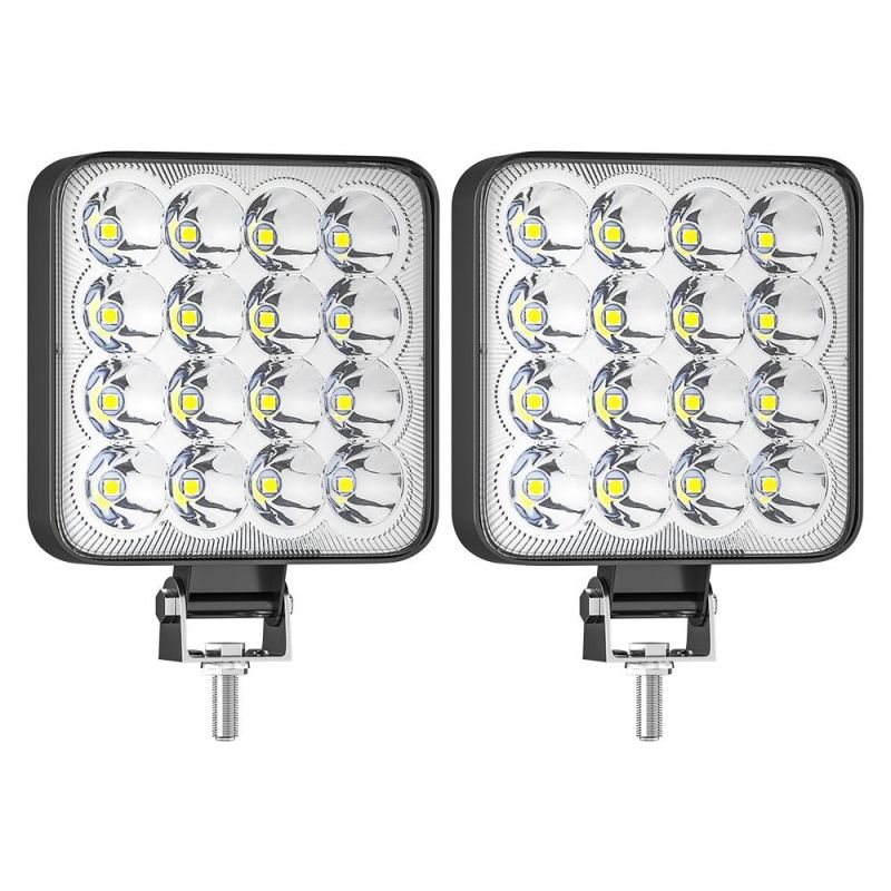 Dxz New 16LED 48W Spotlight Truck SUV Work Light 4X4 Offroad Car ATV UTV for Jeep Motorcycle LED Auto Light Factory
