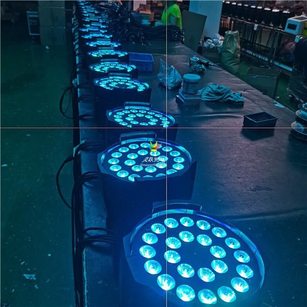 Stage Equipment DMX Disco RGBW 4in1 LED 24X12W DMX PAR Can Light
