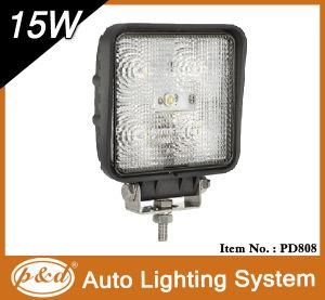 Square Spot and Flood Beam 5PCS*3W 15W Work Light (PD808)