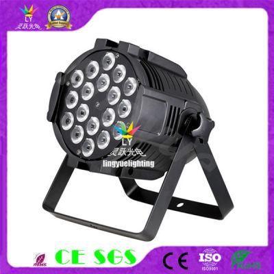 18X10W RGBW 4in1 Color Changing LED PAR Light for Stage