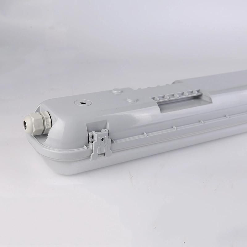 Unbreakable 60W 140lm/W 2*1500mm LED Waterproof IP65 Linear Light Lamp