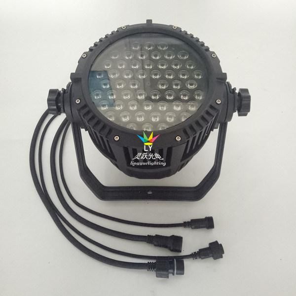 Outdoor Waterproof RGBW 54 3W LED PAR Lights