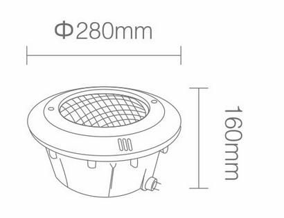 Plastic LED PAR56 Fixture