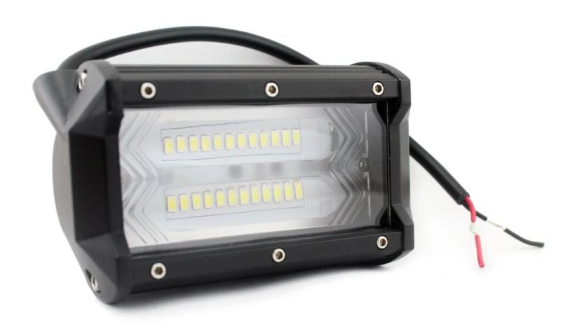 Offraod 5 Inch 72W Double Row Flood Bar LED Work Light for Trucks Jeep SUV