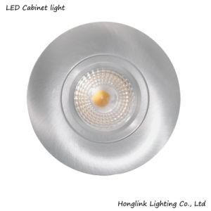 Round Aluminum Dimmable 4W COB LED Kitchen Light for Cupboard Cabinet or Rang Hood
