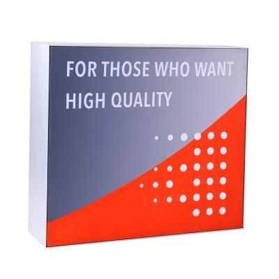 Customized Frameless Aluminum LED Fabric Light Box with UV Soft Film for Shop Mall Subway