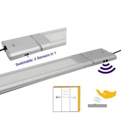 DC 12V Silm Aluminum Profile Hand Wave Door Motion Sensor LED Under Cabinet Light