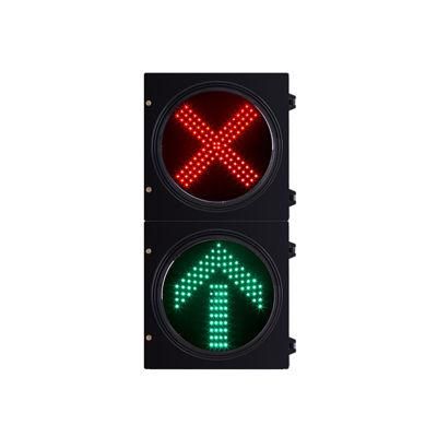 Brightness Waterproof Die-Cast Aluminum 300mm 24V Intelligent Traffic Signal Light for Toll Station Guidance