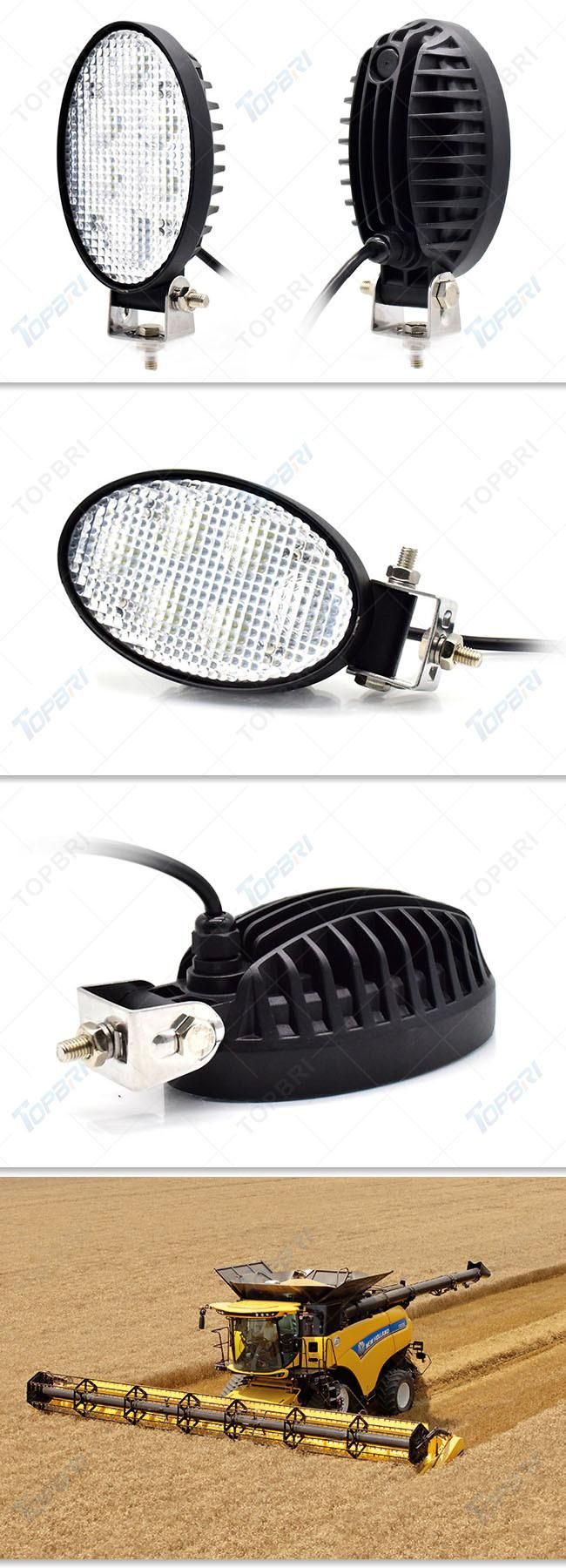 30W Oval Tractor Car CREE LED Working Work Head Light